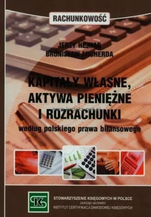 KAPITAŁY WŁASNE AKTYWA PIENIĘŻNE I ROZRACHUNKI WEDŁUG POLSKIEGO PRAWA BILANSOWEGO - BRONISŁAW MICHERDA, JERZY HEJNAR - książka