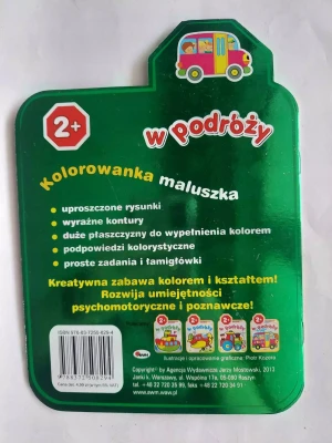 Kolorowanka maluszka W podróży 6 - Opracowanie zbiorowe - książka
