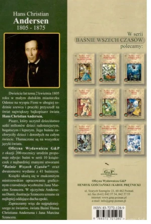 Najpiękniejsze baśnie - Księżniczka na ziarnku G&P - Hans Christian Andersen. - książka