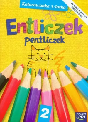 Entliczek, pentliczek. Kolorowanka trzylatka cz. 2 - praca zbiorowa - książka
