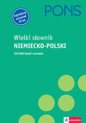 Wielki słownik ( I tom ) niemiecko-polski PONS - praca zbiorowa - książka