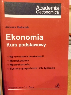 EKONOMIA KURS PODSTAWOWY - JANUSZ BEKSIAK - książka