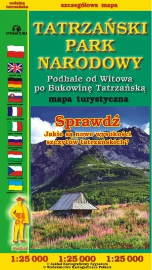 Mapa tur. - Tatrzański Park Narodowy 1:25 000 - prca zbiorowa - książka