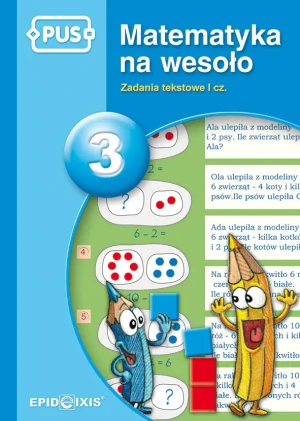 Matematyka na wesoło 3. Zadania tekstowe. Część 1 - Maria Krupska, Bogusław Świdnicki - książka