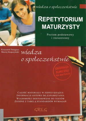 Repetytorium maturzysty Wiedza o społeczeństwie - Smagacz Krzysztof, Kopczyński Maciej - książka