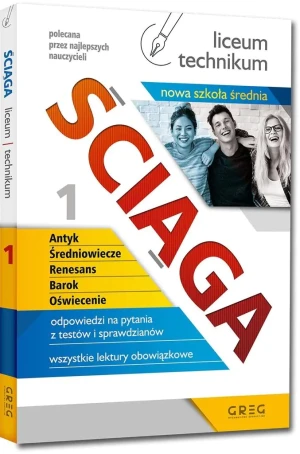 Ściąga. Liceum, technikum. Część 1 - praca zbiorowa - książka