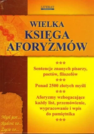 Wielka księga aforyzmów - praca zbiorowa - książka