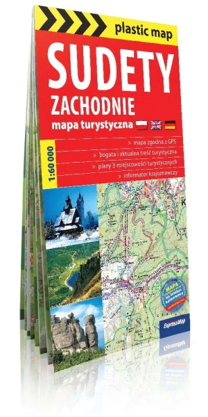 plastic map Sudety Zachodnie 1:60 000 mapa -  - książka