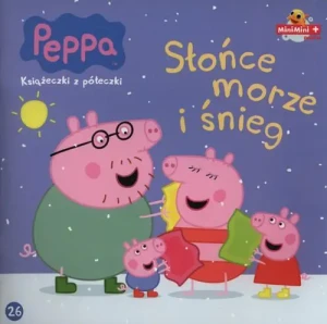 Świnka Peppa. Książeczki z półeczki. Część 26 Słońce morze i śnieg - Praca Zbiorowa  - Praca Zbiorowa - książka