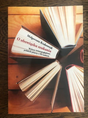 O obowiązku szukania - Małgorzata Krakowiak - książka