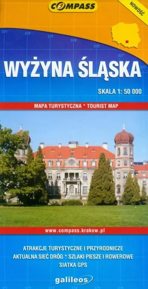 Mapa turystyczna Wyżyna Śląska 1:50 000 - praca zbiorowa - książka