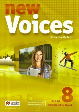 New Voices. Klasa 8. Książka ucznia. Język angielski. Szkoła podstawowa - Catherine McBeth - książka