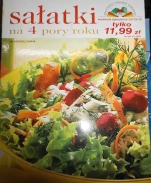 Sałatki na 4 pory roku - praca zbiorowa - książka