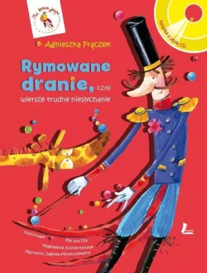Rymowane dranie w tranie, czyli wiersze trudne niesłychanie + CD - Agnieszka Frączek - książka