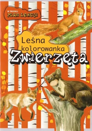 Zwierzęta Leśna kolorowanka - Katarzyna Kopiec-Sekieta, Eliza Goszczyńska - książka