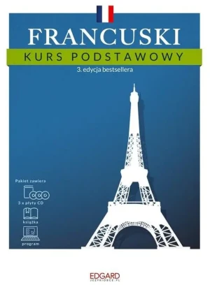 Kurs podstawowy. Francuski + 3 CD + program -  - książka