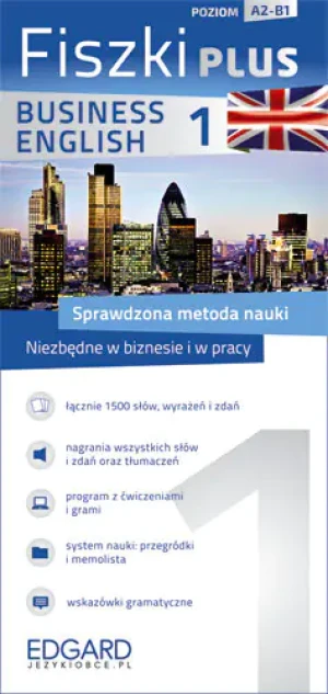 Angielski. Fiszki Plus. Business English. Zestaw 1. Poziom A2-B1 - praca zbiorowa - książka