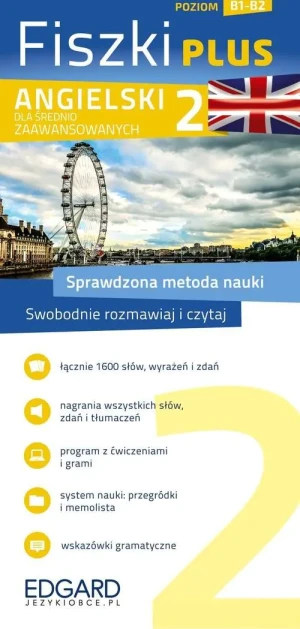 Fiszki Plus. Angielski dla średnio zaawansowanych (B1-B2). Część 2 -  - książka