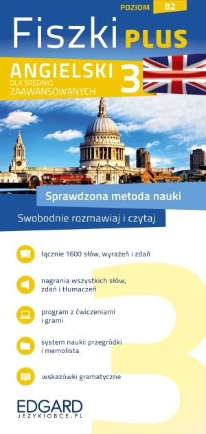Fiszki Plus. Angielski dla średnio zaawansowanych (B2). Część 3 -  - książka