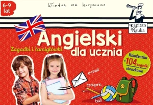 Kapitan Nauka. Angielski dla ucznia. Zagadki i łamigłówki -  - książka