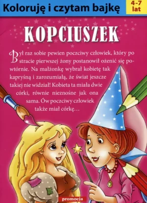 Koloruję i czytam bajkę. Kopciuszek - praca zbiorowa - książka