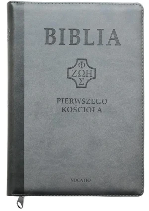 Biblia pierwszego Kościoła z paginat. suwak szary - praca zbiorowa - książka