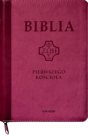 Biblia pierwszego Kościoła z paginat. suwak róż - praca zbiorowa - książka