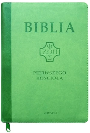 Biblia pierwszego Kościoła z paginat. suwak zieleń - praca zbiorowa - książka