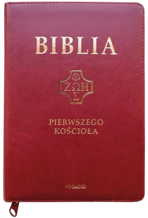 Biblia pierwszego Kościoła z paginat. suwak burgun - praca zbiorowa - książka