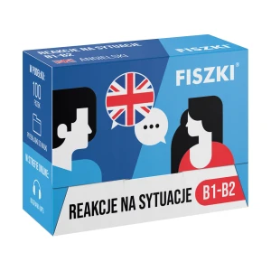 Angielski. Fiszki. Reakcje na sytuacje. Poziom B1/B2 -  - książka
