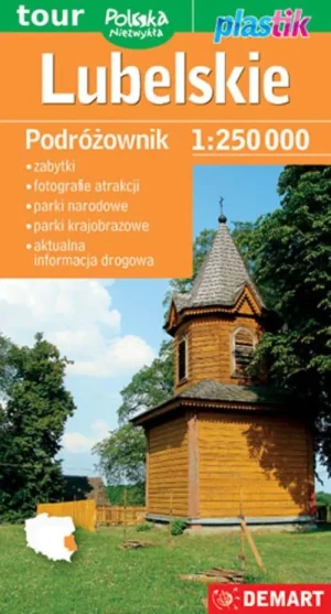 Lubelskie. Podróżownik. Mapa turystyczna 1:250 000 - praca zbiorowa - książka