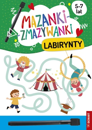 Labirynty. Mazanki-zmazywanki - Anna Borchard - książka