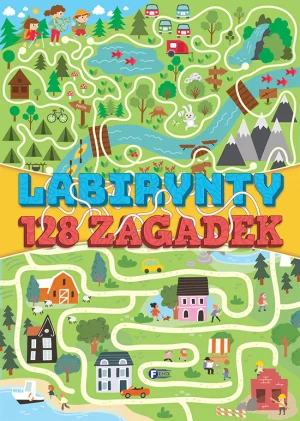 Labirynty 128 zagadek - praca zbiorowa - książka
