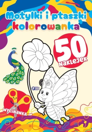 Motylki i ptaszki. Kolorowanka - praca zbiorowa - książka
