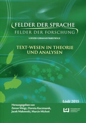 Felder der Sprache Felder der Forschung - Michoń Marcin - książka