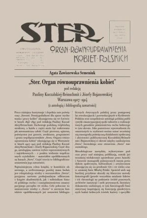Ster. Organ równouprawnienia kobiet - red. Agata Zawiszewska-Semeniuk - książka