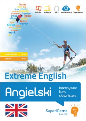 Extreme English. Intensywny kurs słownictwa. Poziom podstawowy A1-A2 i średni B1-B2 - Drobnik Łukasz, Roziewicz Karolina, Łasocha Katarz - książka