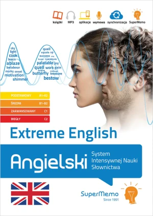 Extreme English. Angielski. System intensywnej nauki słownictwa. Poziom A1-C2 - praca zbiorowa - książka