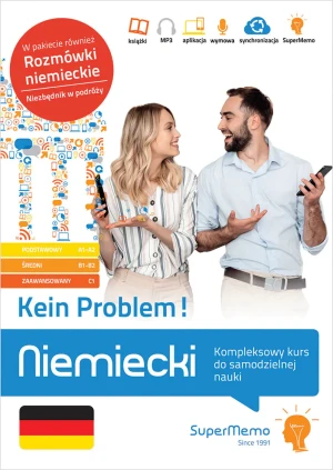 Niemiecki. Kein Problem! Kompleksowy kurs do samodzielnej nauki (poziom A1-C1) plus Rozmówki. Niemiecki. Niezbędnik w podróży - Trambacz Waldemar - książka