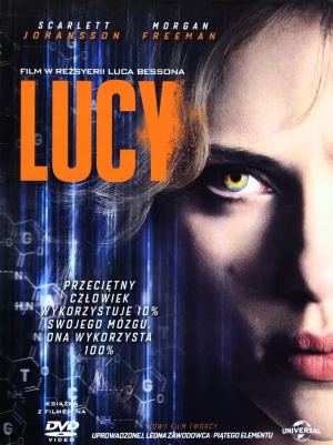 Lucy. DVD   książeczka - Luc Besson - książka