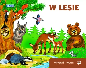 W lesie. Wysuń/wsuń - praca zbiorowa - książka