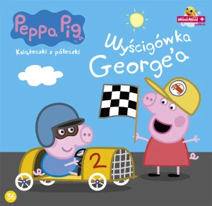 Świnka Peppa. Książeczki z.. 36 Wyścigówka George - praca zbiorowa - książka