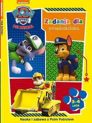 Psi Patrol Zadania dla przedszkolaka 3-4 lata - praca zbiorowa - książka