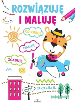 Rozwiązuję i maluję - Monika Matusiak - książka