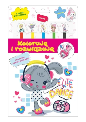 Koloruję i rozwiązuję wer. różowa - Monika Matusiak - książka