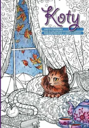 Koty. Kolorowanka - Barbara Sobczyńska - książka