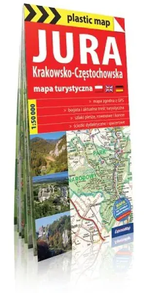 Plastic map Jura Krakowsko-Częstochowska mapa -  - książka
