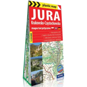 Jura Krakowsko-Częstochowska foliowana mapa turystyczna 1:50 000 - praca zbiorowa - książka