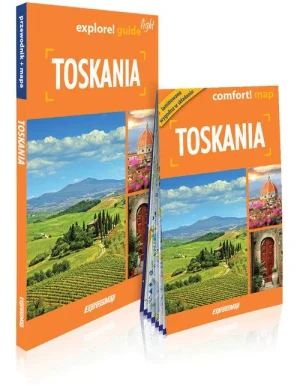 Toskania light przewodnik i mapa -  - książka