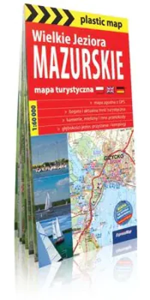 Wielkie Jeziora Mazurskie. Mapa turystyczna 1:60 000 - praca zbiorowa - książka
